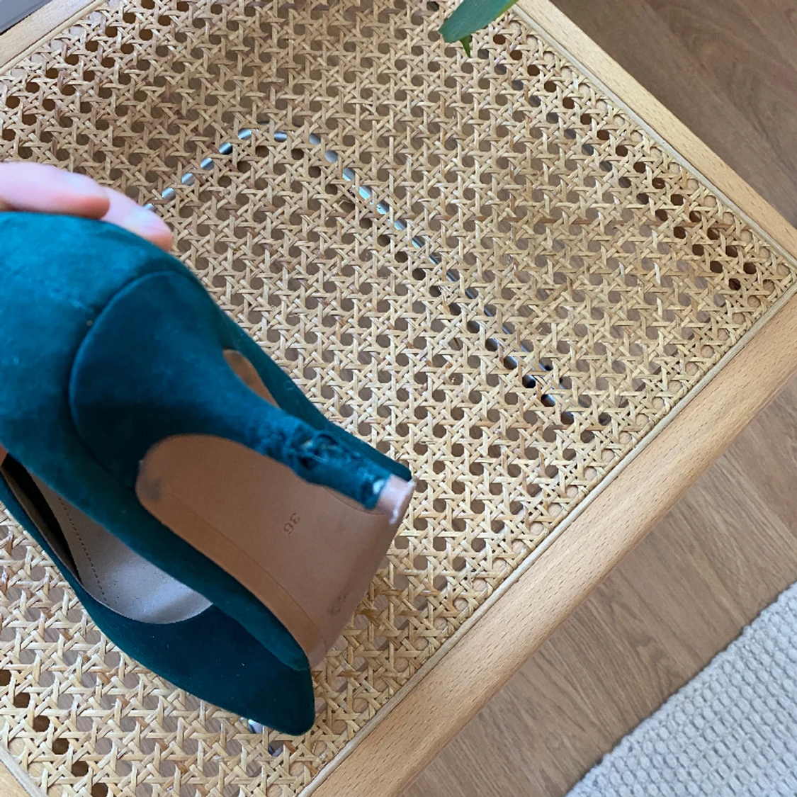 Gröna sammetsklackar  - 91