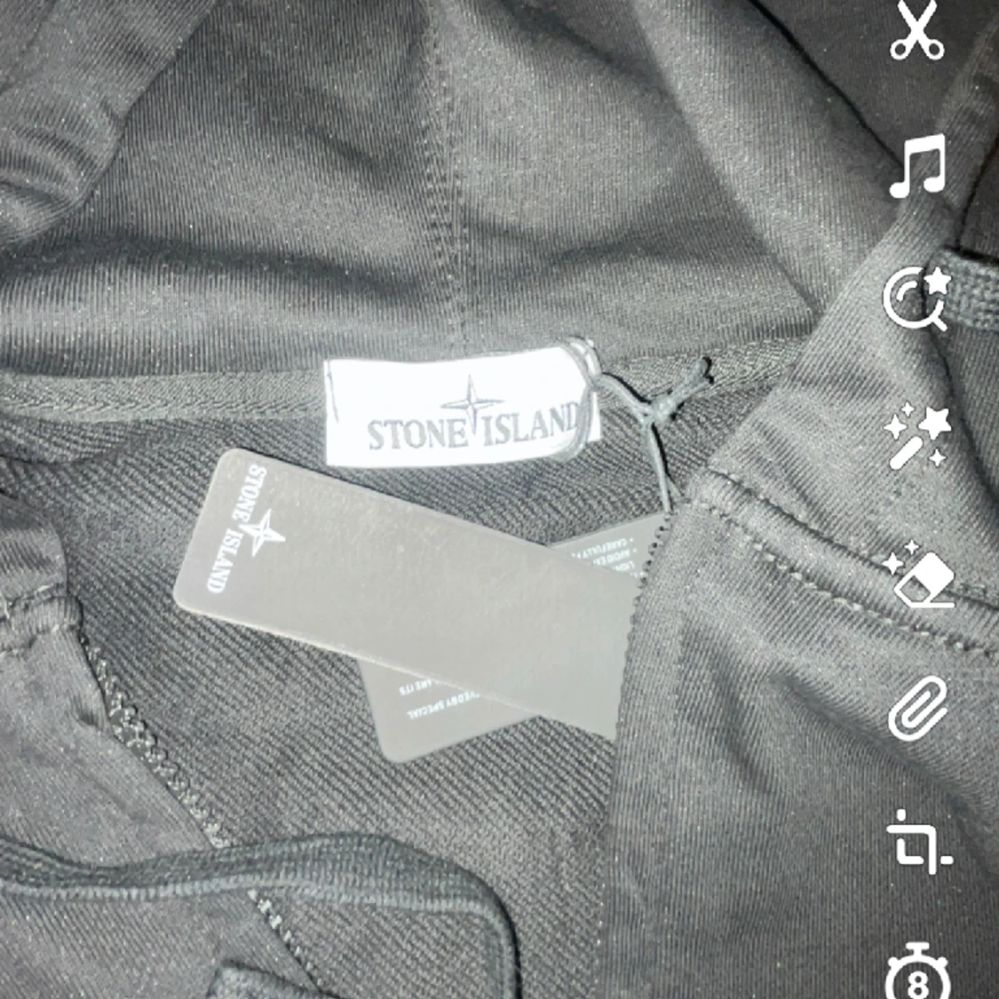 Stone island zip tröja - 90