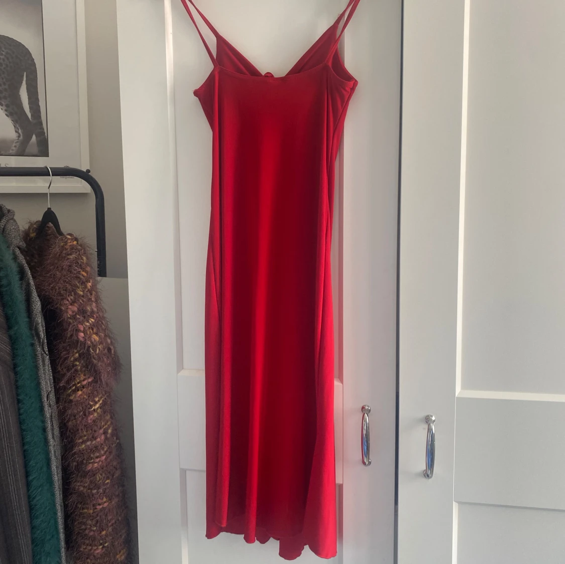 Röd klänning - 90
