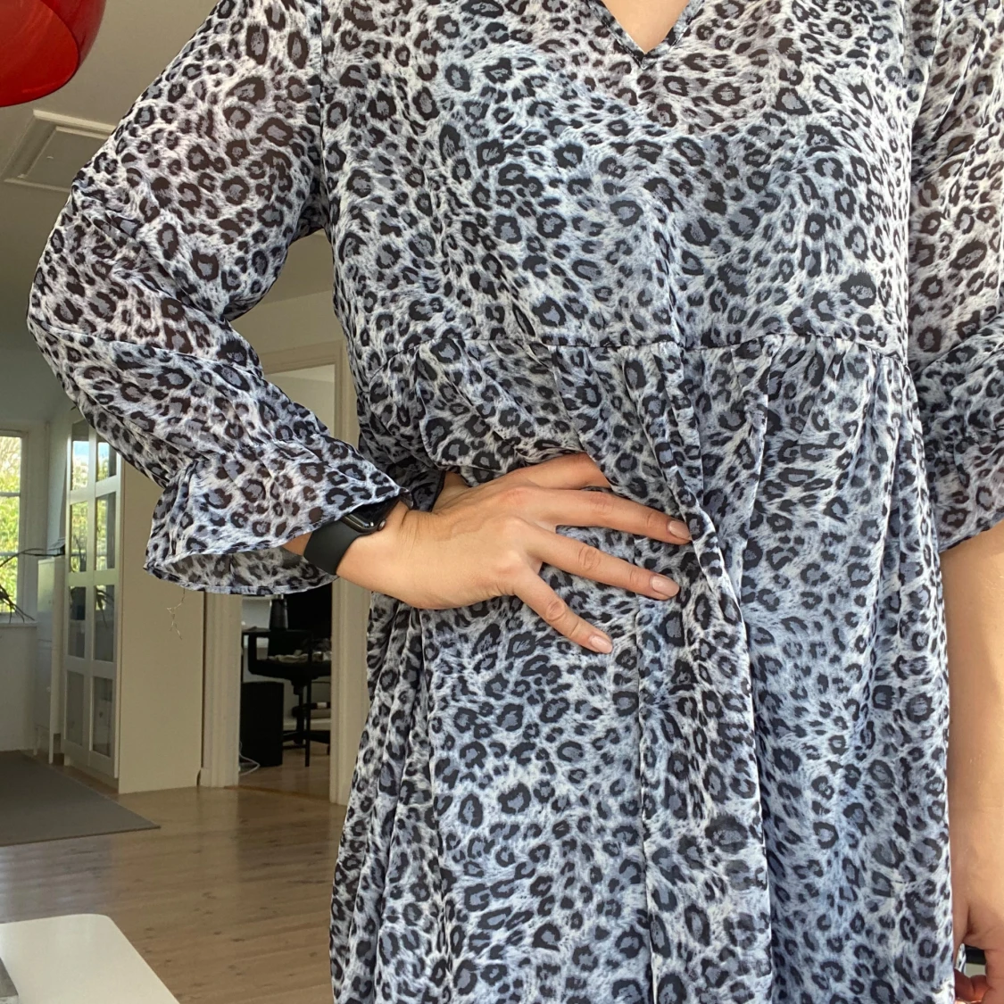 Maxiklänning - leopard