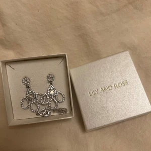 Lily and rose örhängen silver  - Eleganta örhängen från Lily and Rose, fick dessa i present men jag är en guldtjej så dem är aldrig använda! 🥰