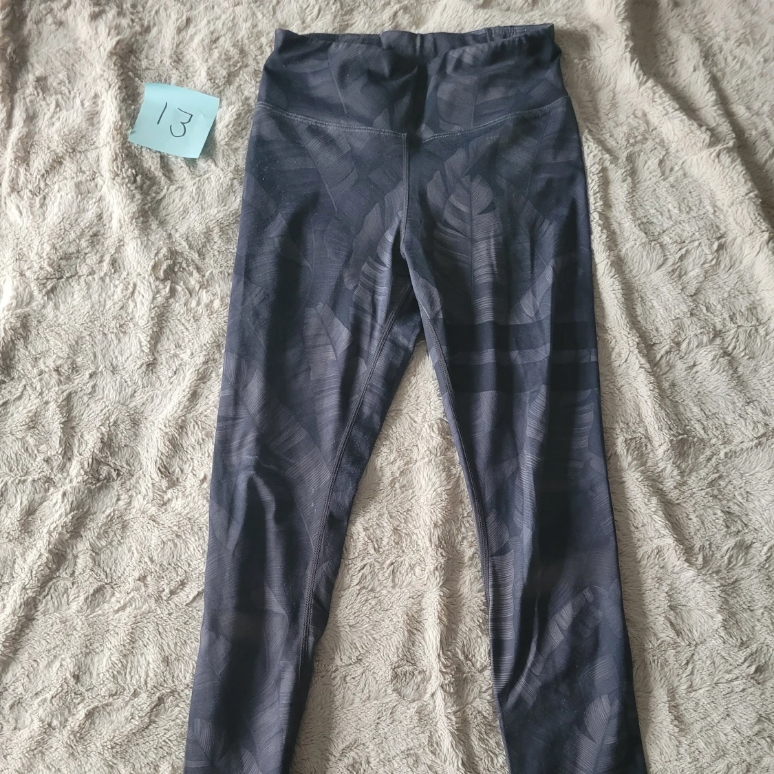 Mönstrade mörkblå strongertights 