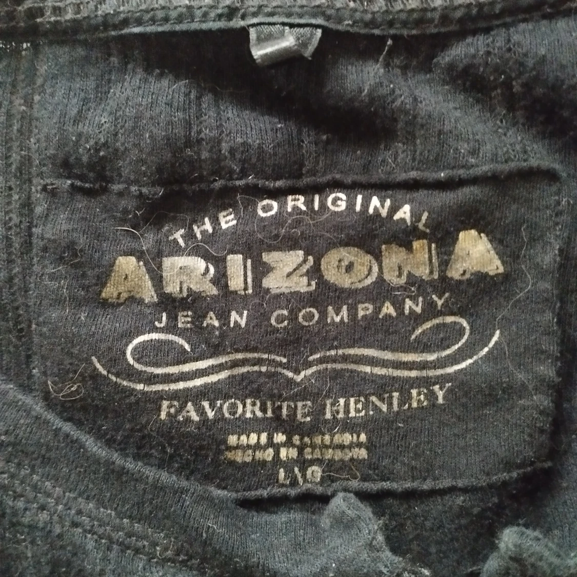 Svart Henleytröja - 90