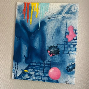 Tavla - Handmålat värk ✍️💄