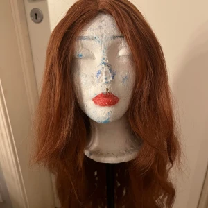 Brun/röd peruk  - Köpte den secondhand så vet inte vars den kom ifrån, men känns som hög kvalitet 💕 Har saker som gör att peruken sitter bättre på :)