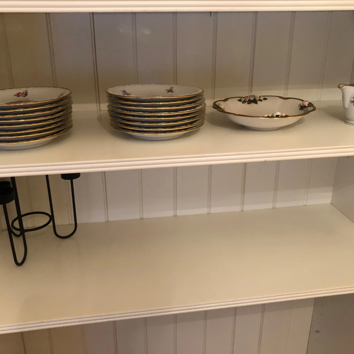 Porslinssamling med blommotiv - 91