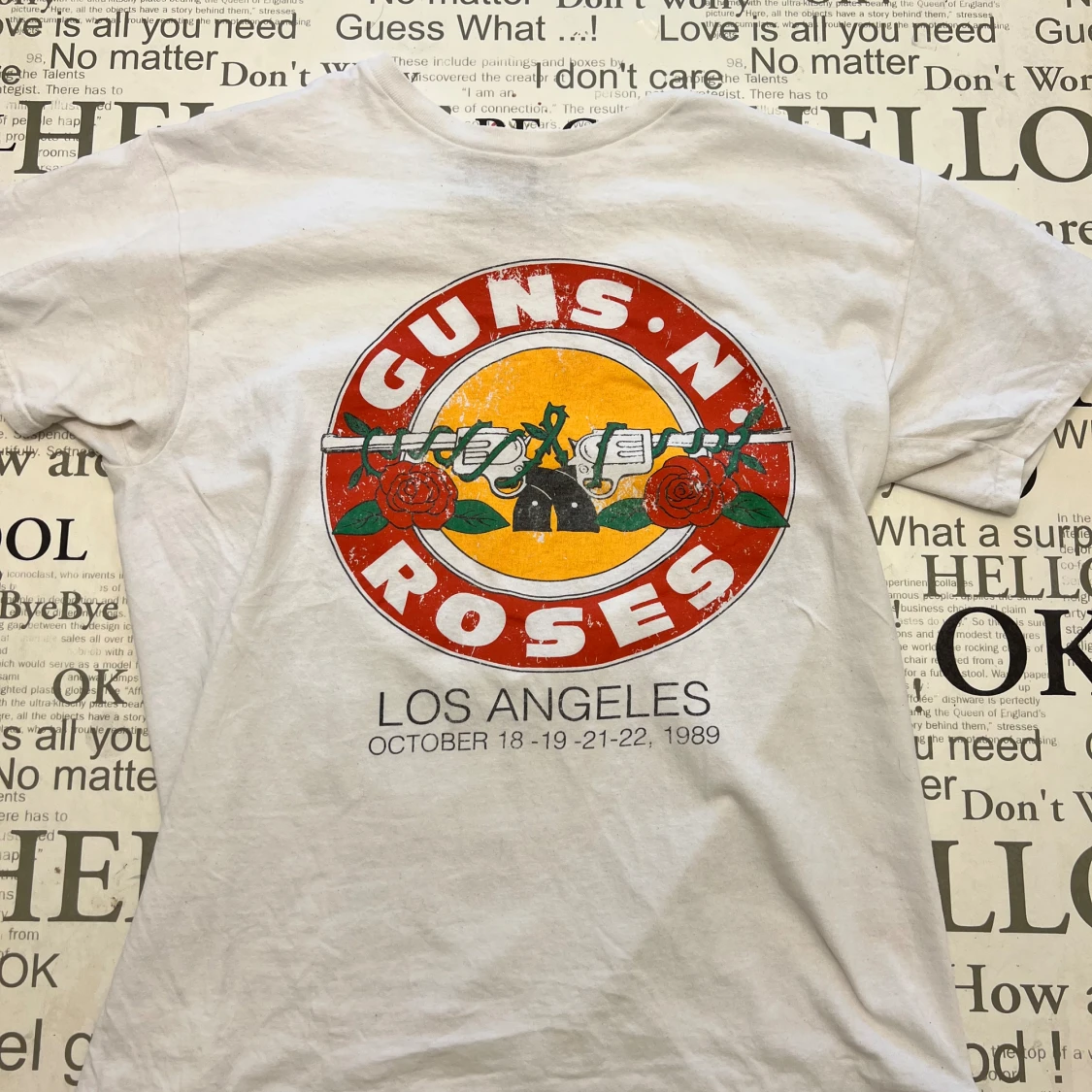 Vintage Guns n Roses tshirt - 90