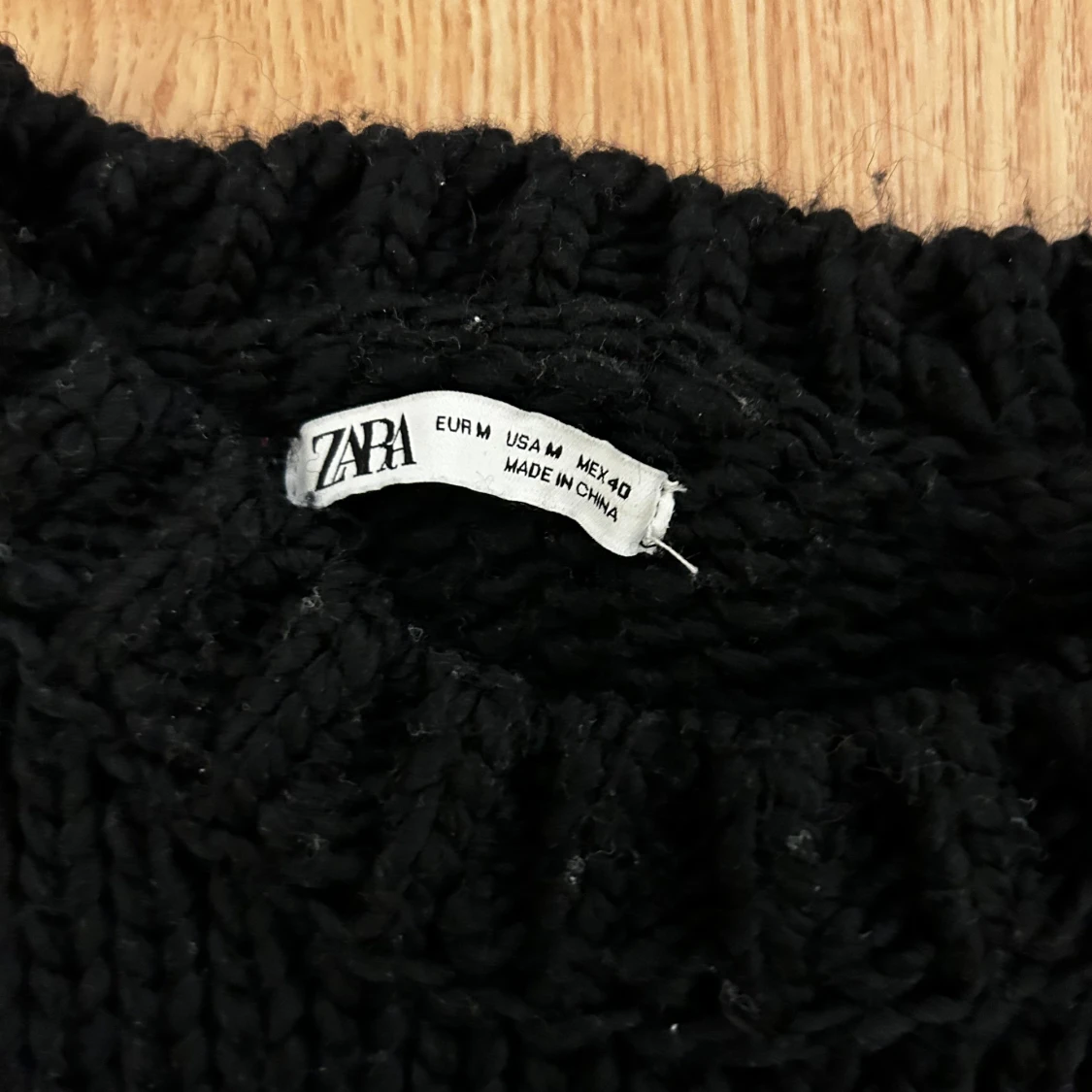 ZARA Oversize Grovstickad Tröja - 91