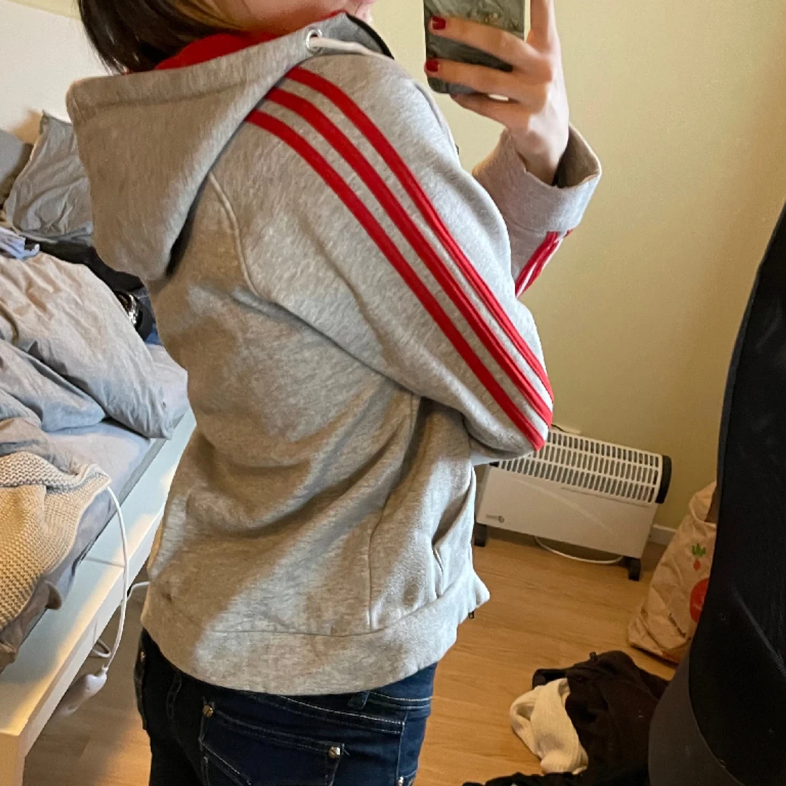 Adidas zipup hoodie - 90