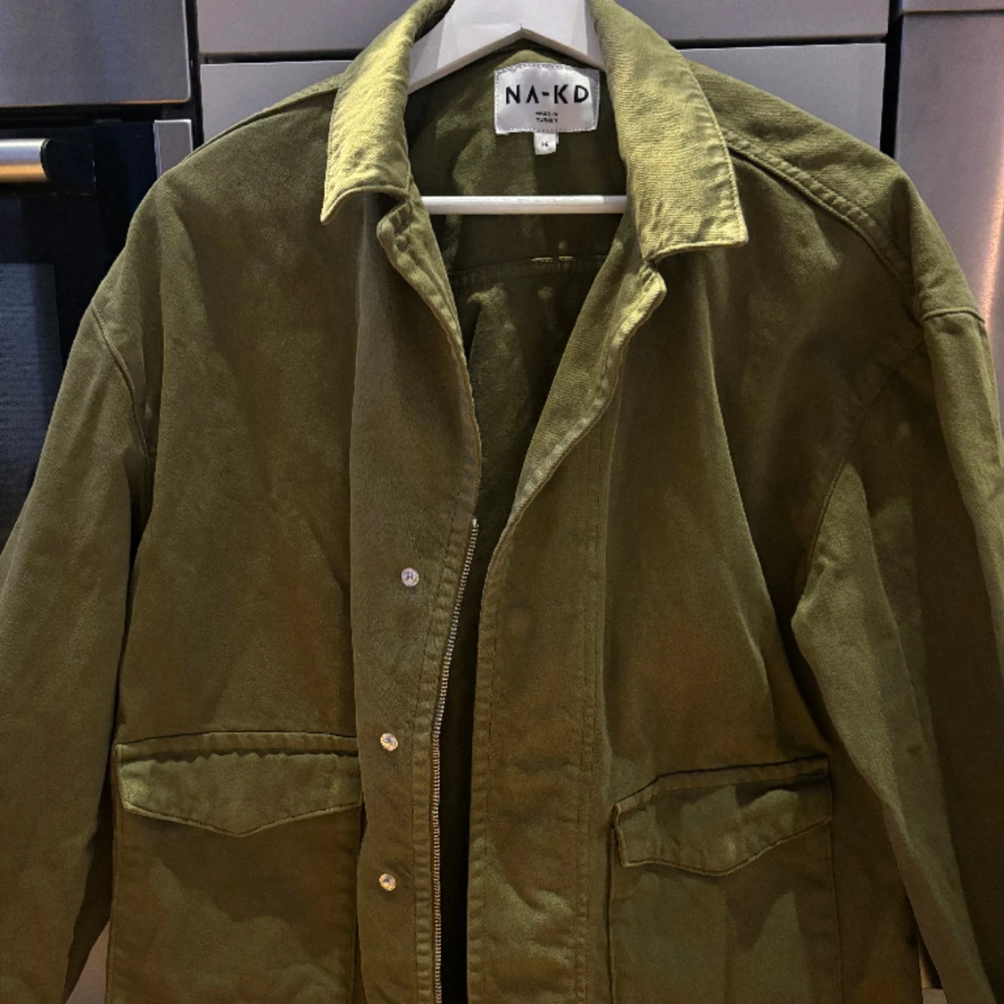 Grön jeans jacka  - 90