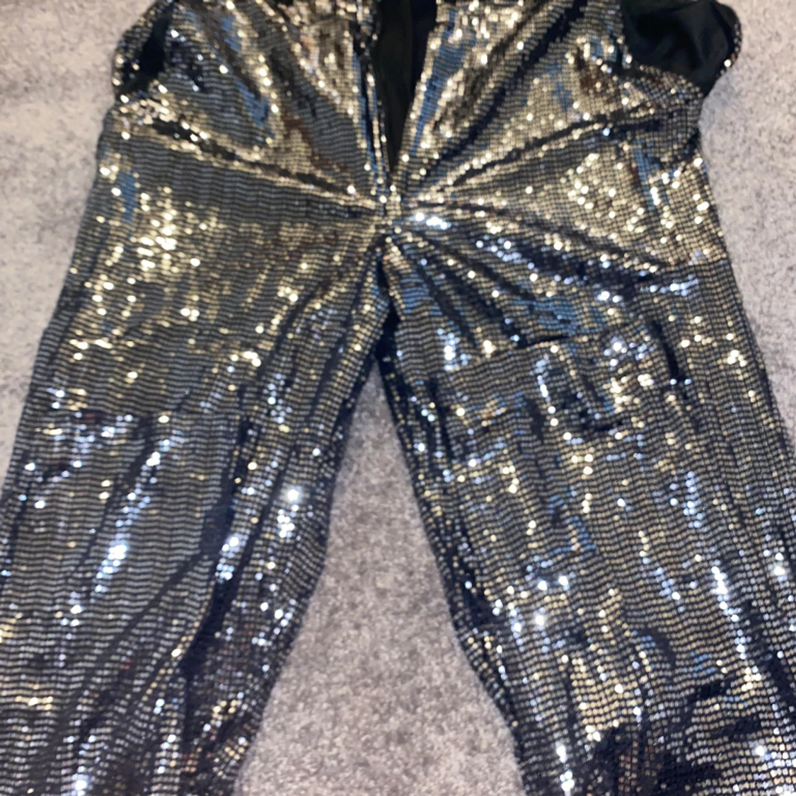 Glittriga kostym byxor
