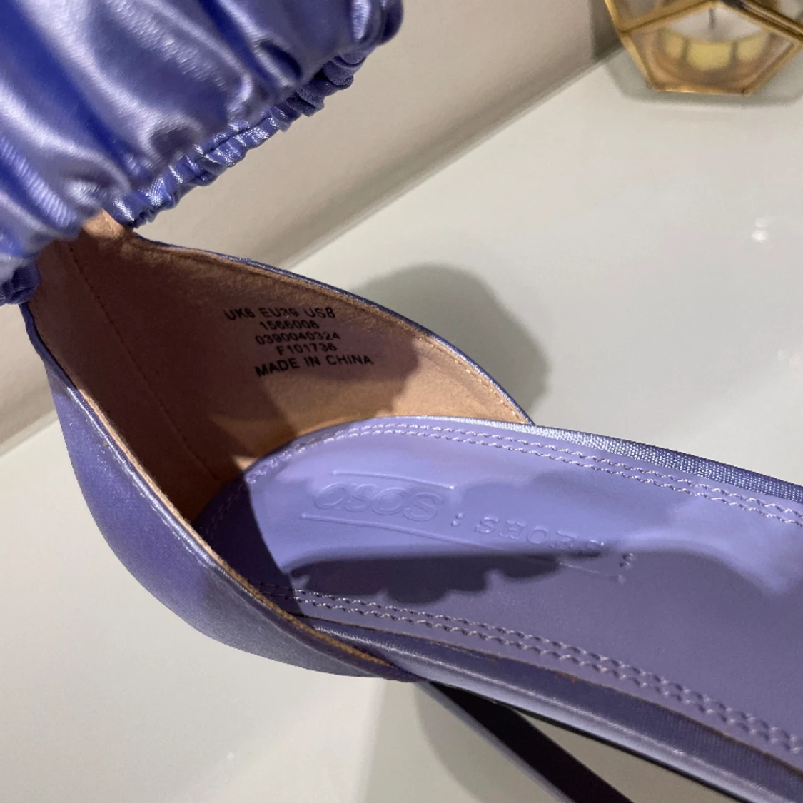 Ljusblå asos klackar - 91