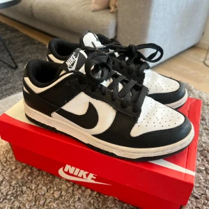 Nike Dunks - Säljer mina Nike dunks. Använda kanske tre gånger men är i jättebra skick som ni kan se på bilderna. Inga defekter. Säljer för 700 men om ni kan vara snabba med att köpa får ni som för 600. Orginalpris 1250
