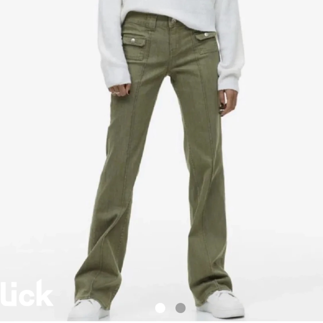 Gröna HM jeans - 90