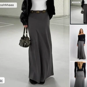 maxi kjol - jätte fin grå flowy maxikjol som jag beställde som tyvärr är för liten på mig