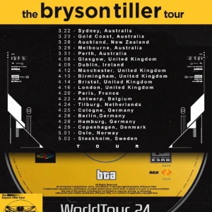 Bryson tiller Stockholm  - Säljer en bryson tiller biljett. 