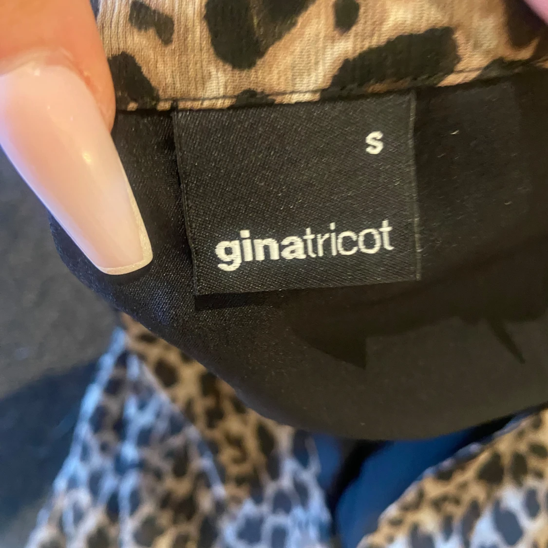 Leopard klänning  - 93