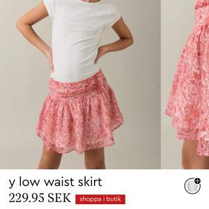 Superfin kjol ifrån gina young i storlek 170, skulle uppskatta till ungefär en 34🩷 Helt oanvänd men bara att skriva om egna bilder önskas🎀