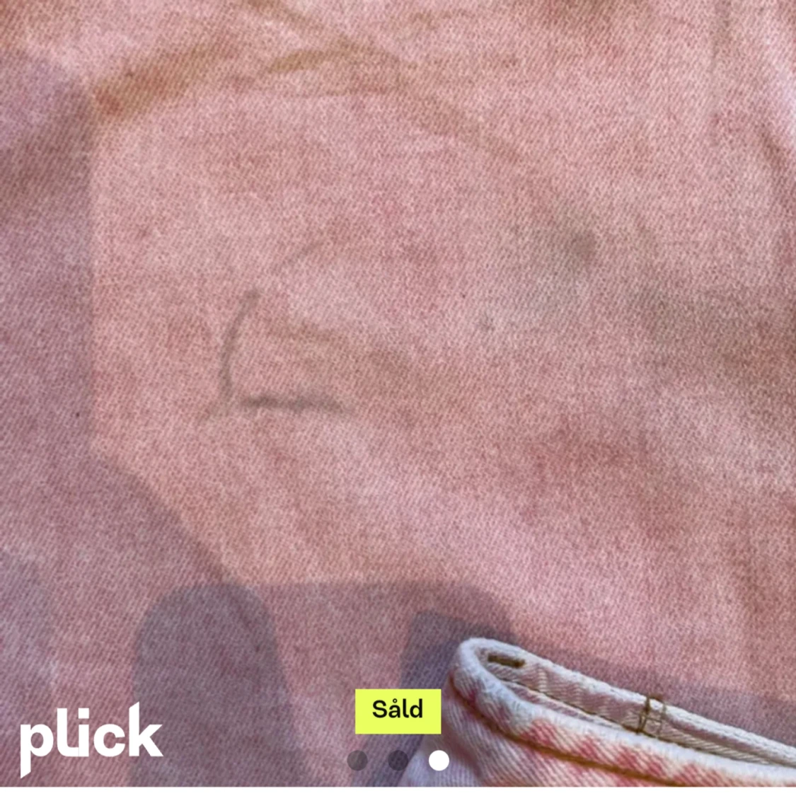 Lågmidjade rosa jeans - 91