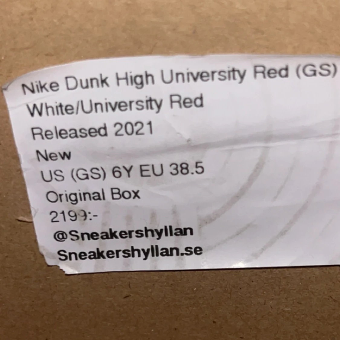 Nike dunk high  - 93