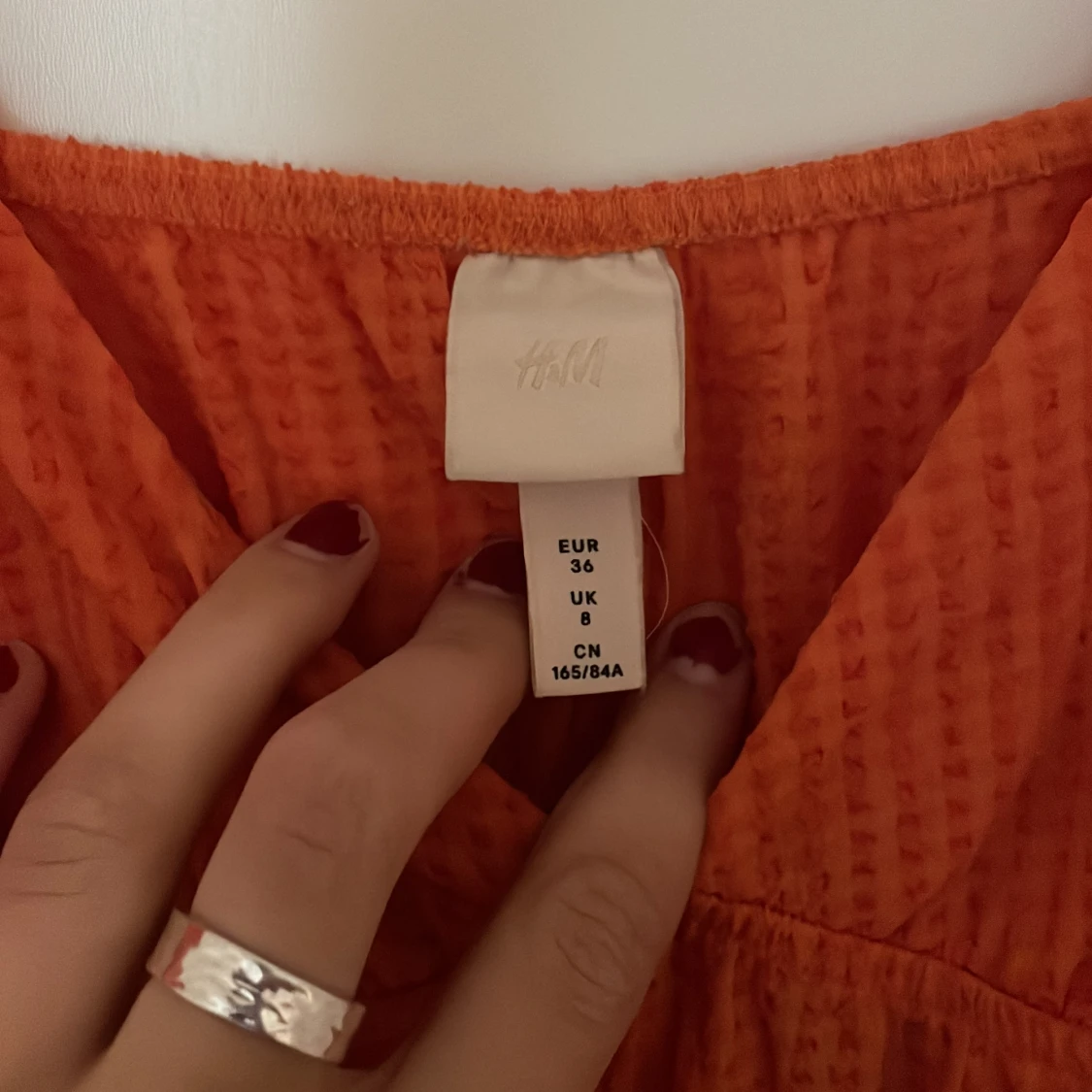 Orange HM klänning  - 91