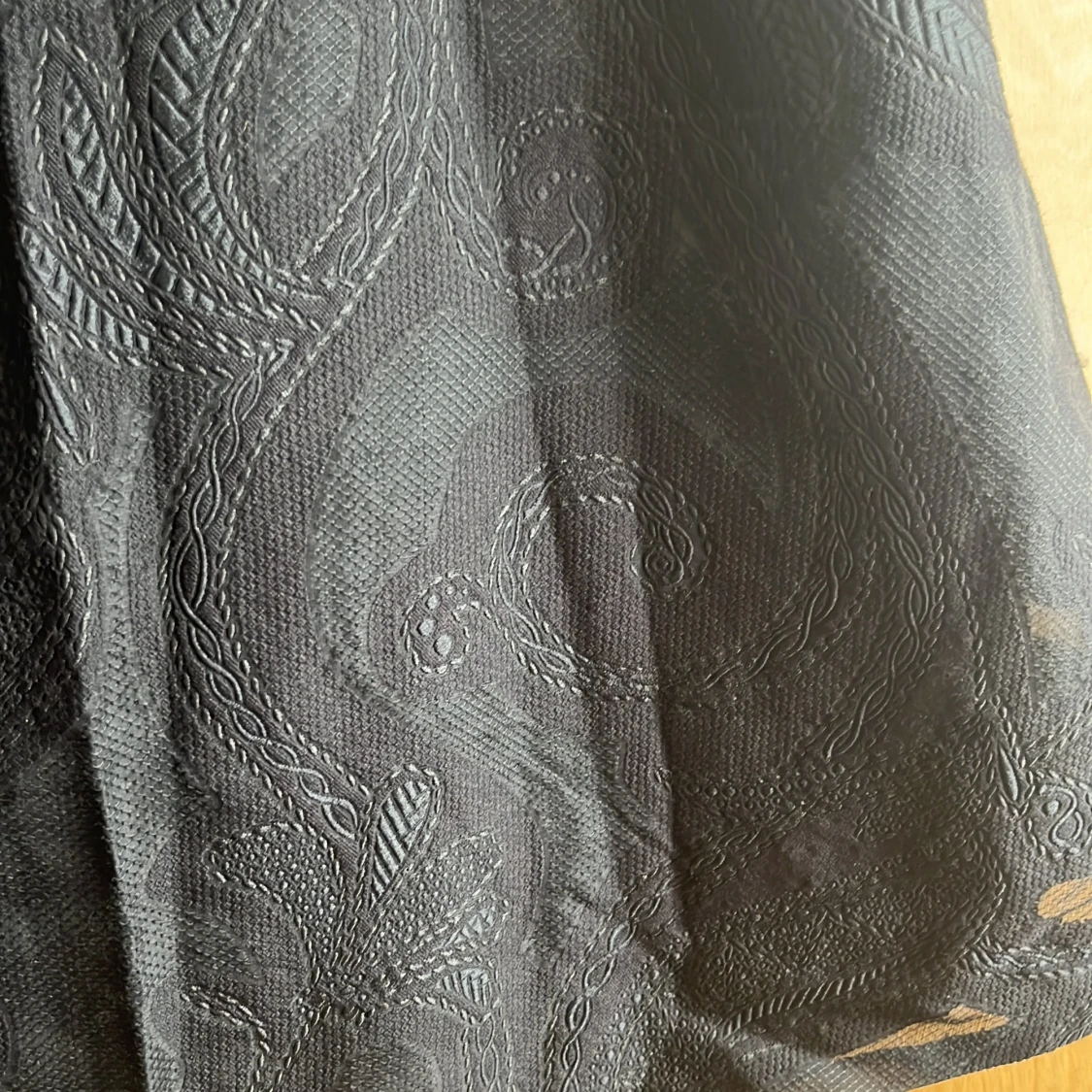  A formad svart Långkjol - 90