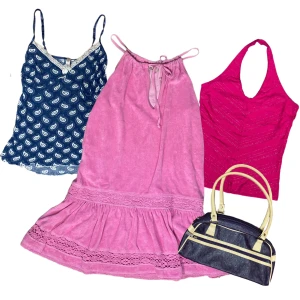 Y2K Bundle  - I’m having an inventory clean out. Everything in this bundle will be included, I’m not selling anything separately!!  Pink dress got stiff material after some washes, other than that I can’t see any other flaws