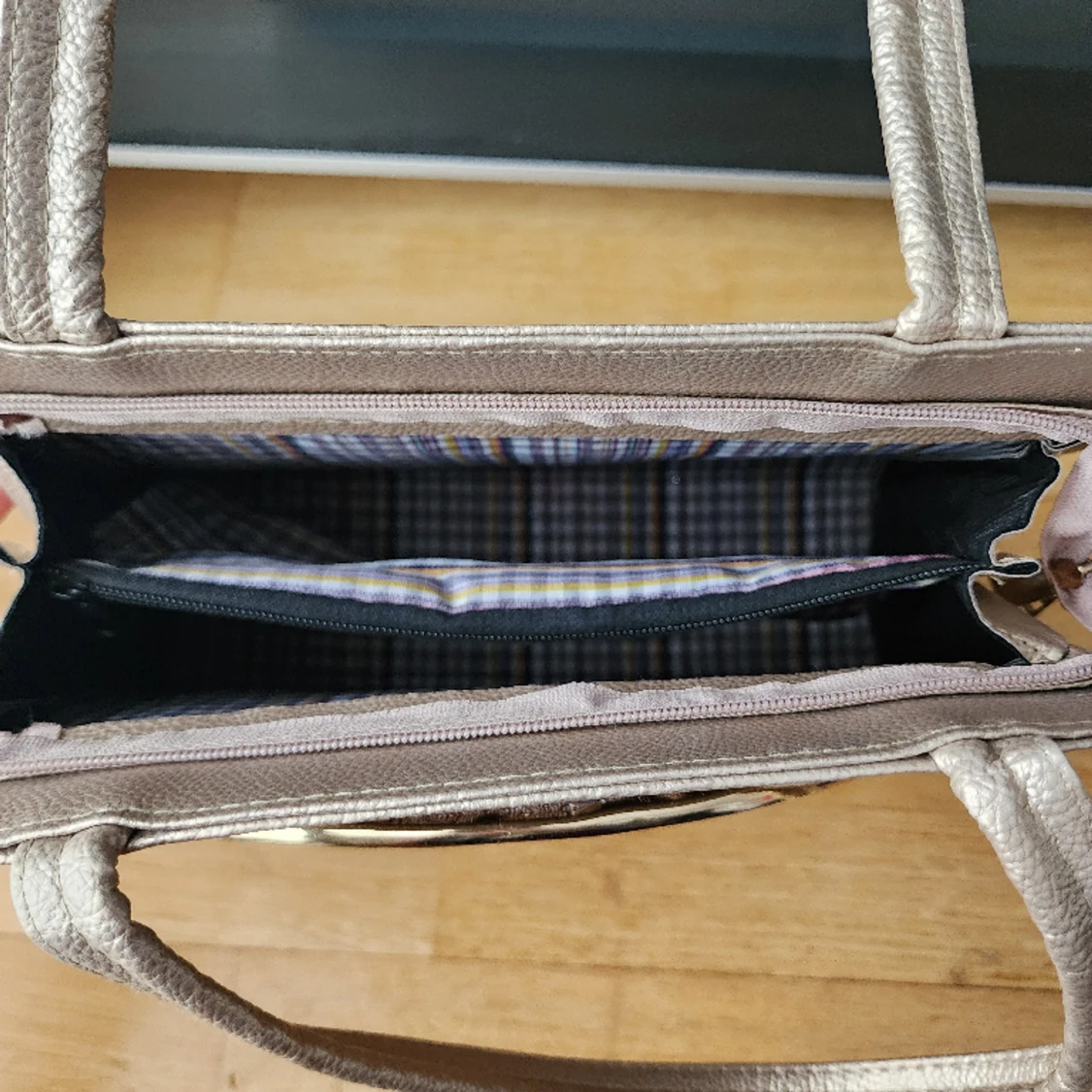 Guld/beige Handväska - 90