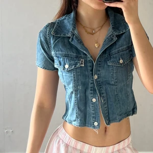 DKNY jeans topp - vintage i bra skick⭐️⭐️