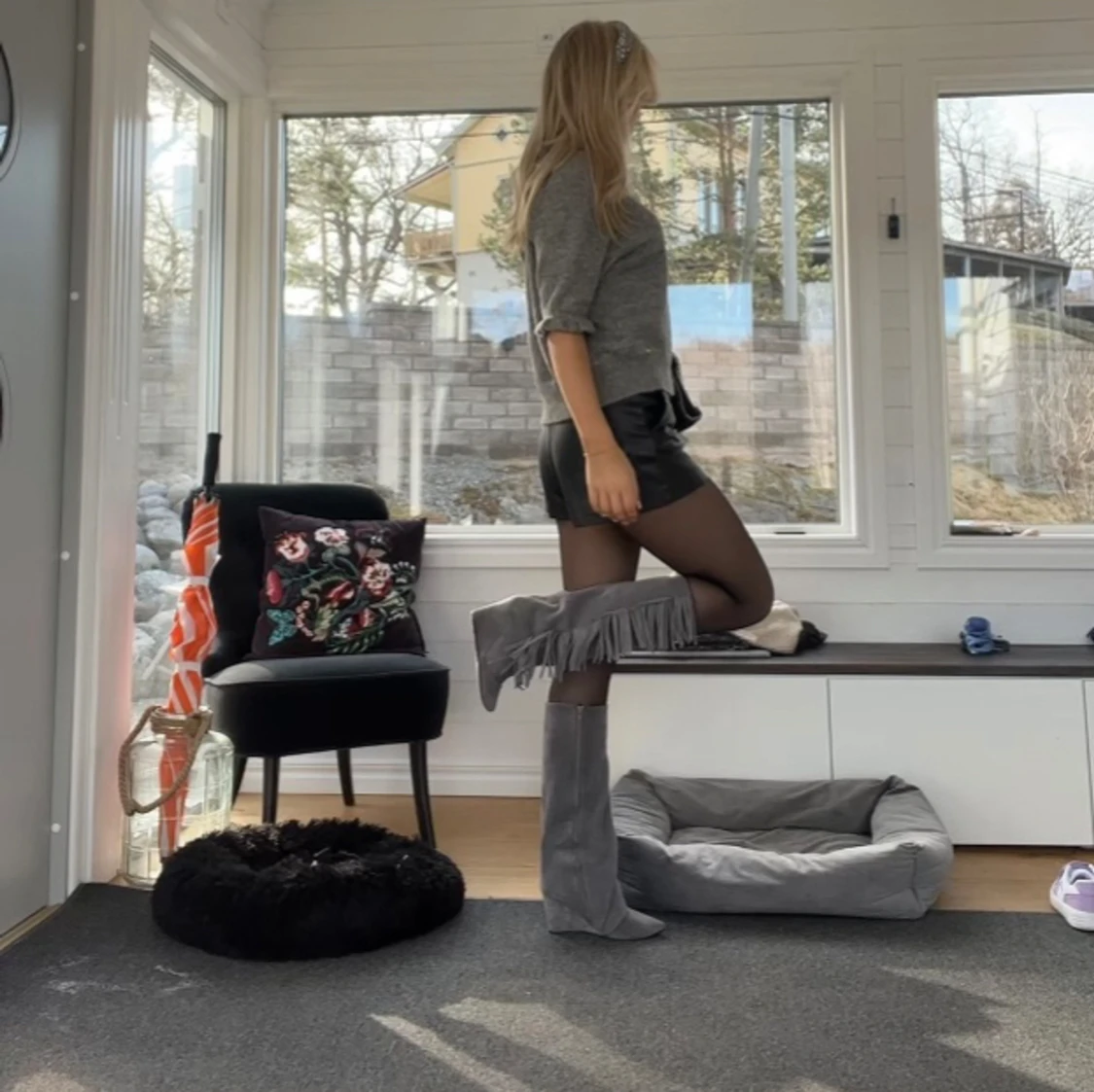  stövlar med fransar  - 91