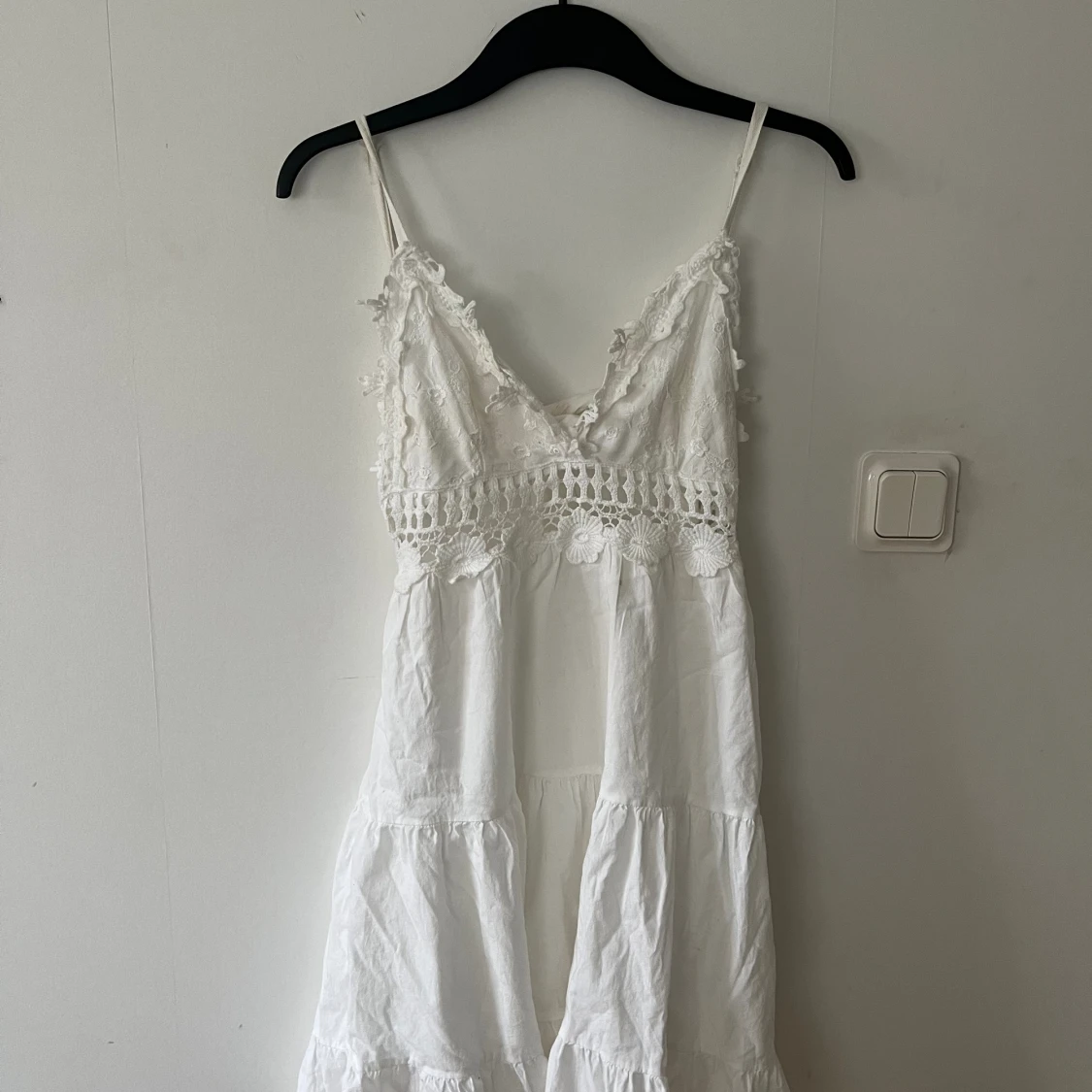 Vit sommarklänning  - 90