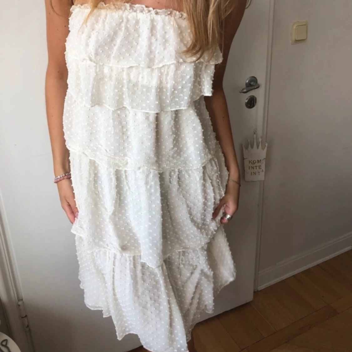 Vit klänning  - 90