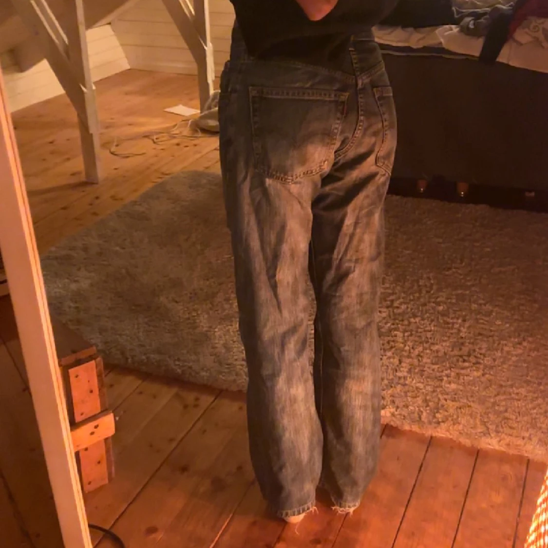 Blåa Levis jeans - 90