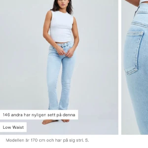 Jeans - Jättefina jeans som tyvärr är lite korta på mig, får därför ingen användning av dem. Nyskick🤍 