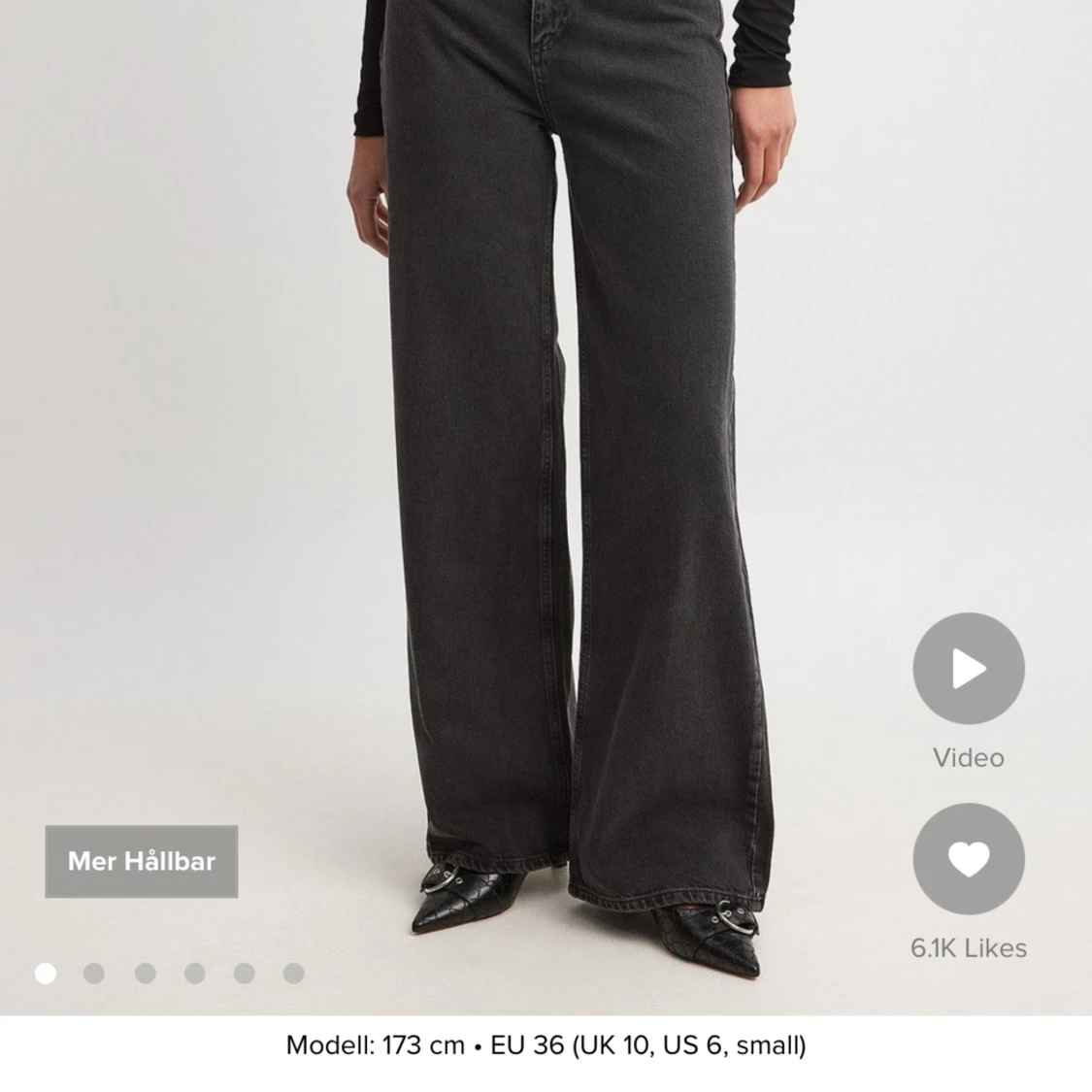 Vida högmidjade JEANS