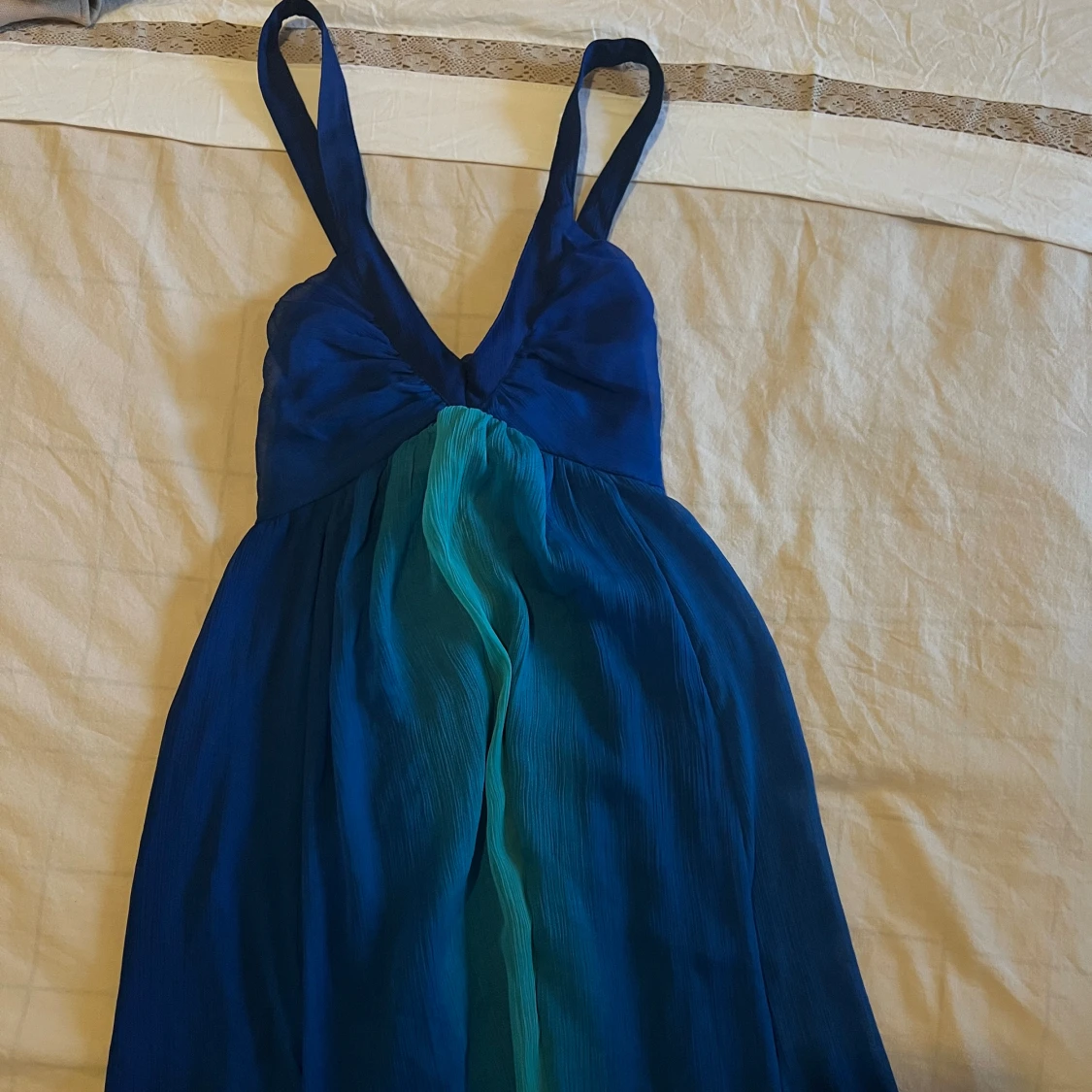 Jättefin lång sommarklänning - 90