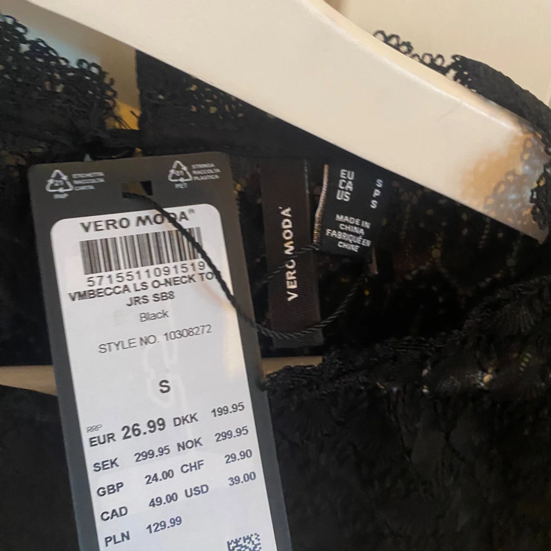 Ny spets topp veromoda stl s - 92