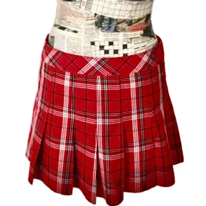 Rutig kjol - Röd rutig kjol från H&M i jättebra skick har typ aldrig använt. Perfekt till halloween kostymer!