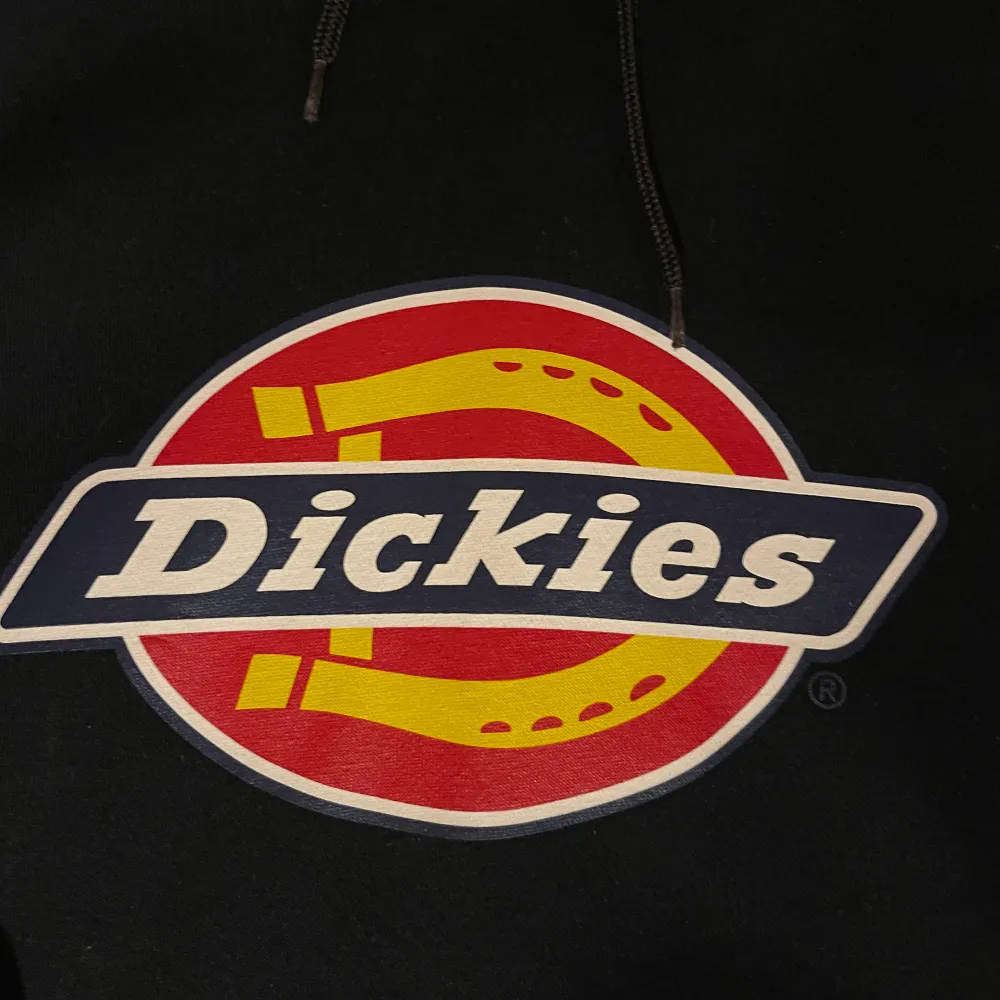 Svart dickies hoodie använd 1 gång, som ny. Hoodies.