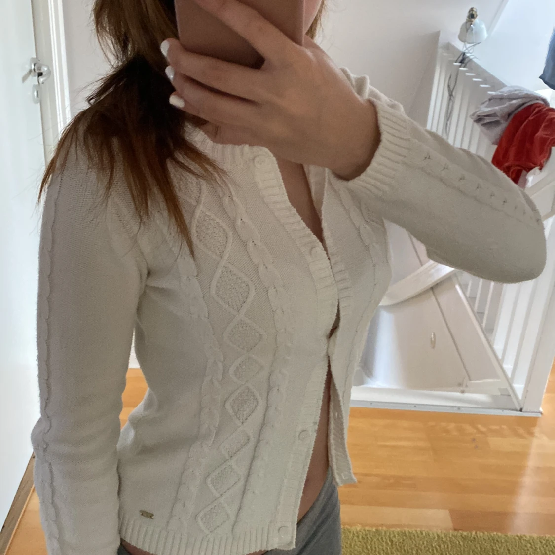 Söt vit kofta  - 90