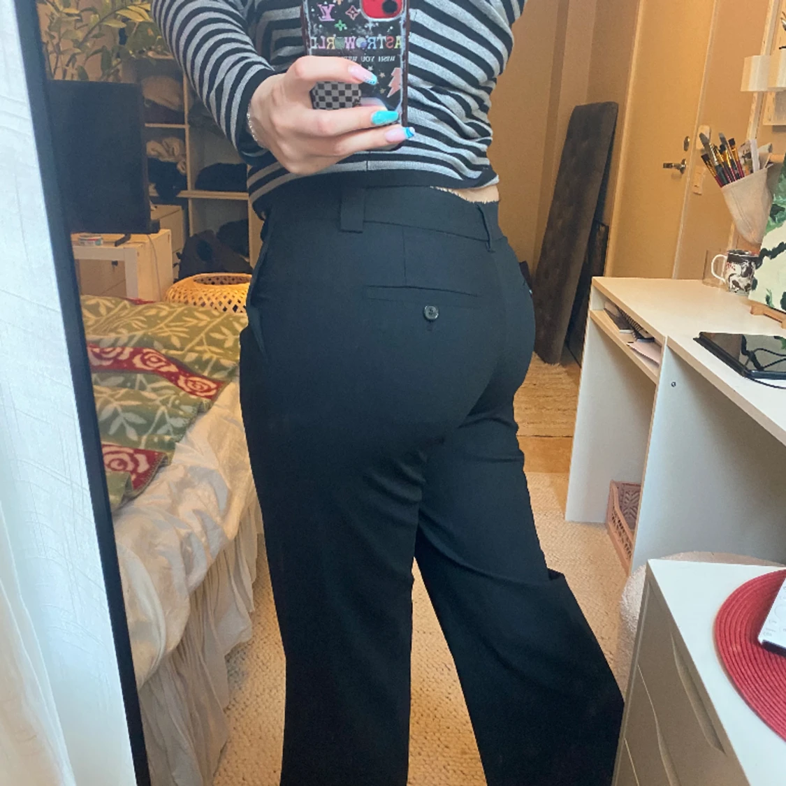 Lågmidjade kostymbyxor - 90