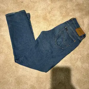Tvärfeta Lee jeans i storlek 32/34. Tapered jeans och accepterad grish. Mycket bra kvalitet. Hör gärna av dig vid frågor och funderingar!