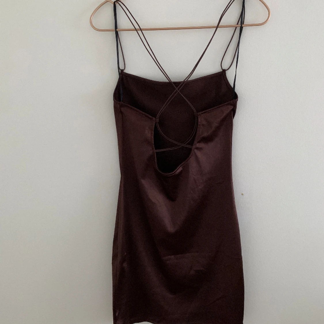 Brun miniklänning - 90
