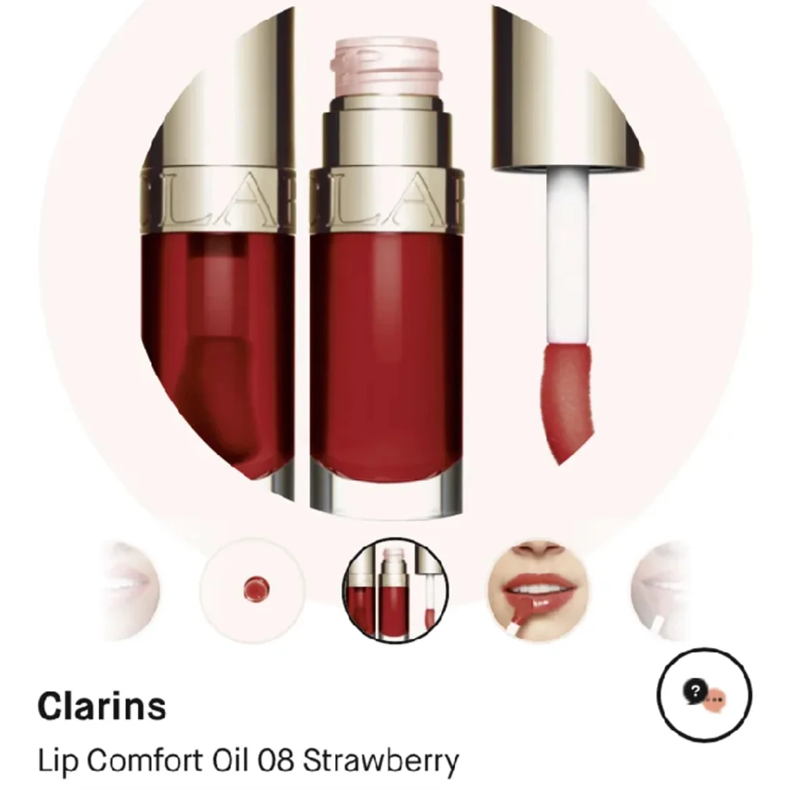 Clarins lipoil i strawberry
