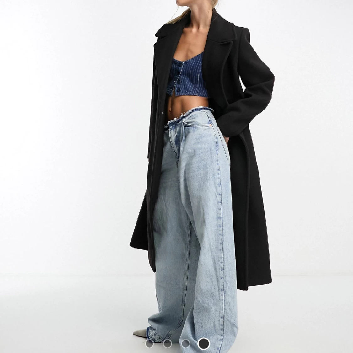 Svart vinter kappa, held oanvänd från ASOS