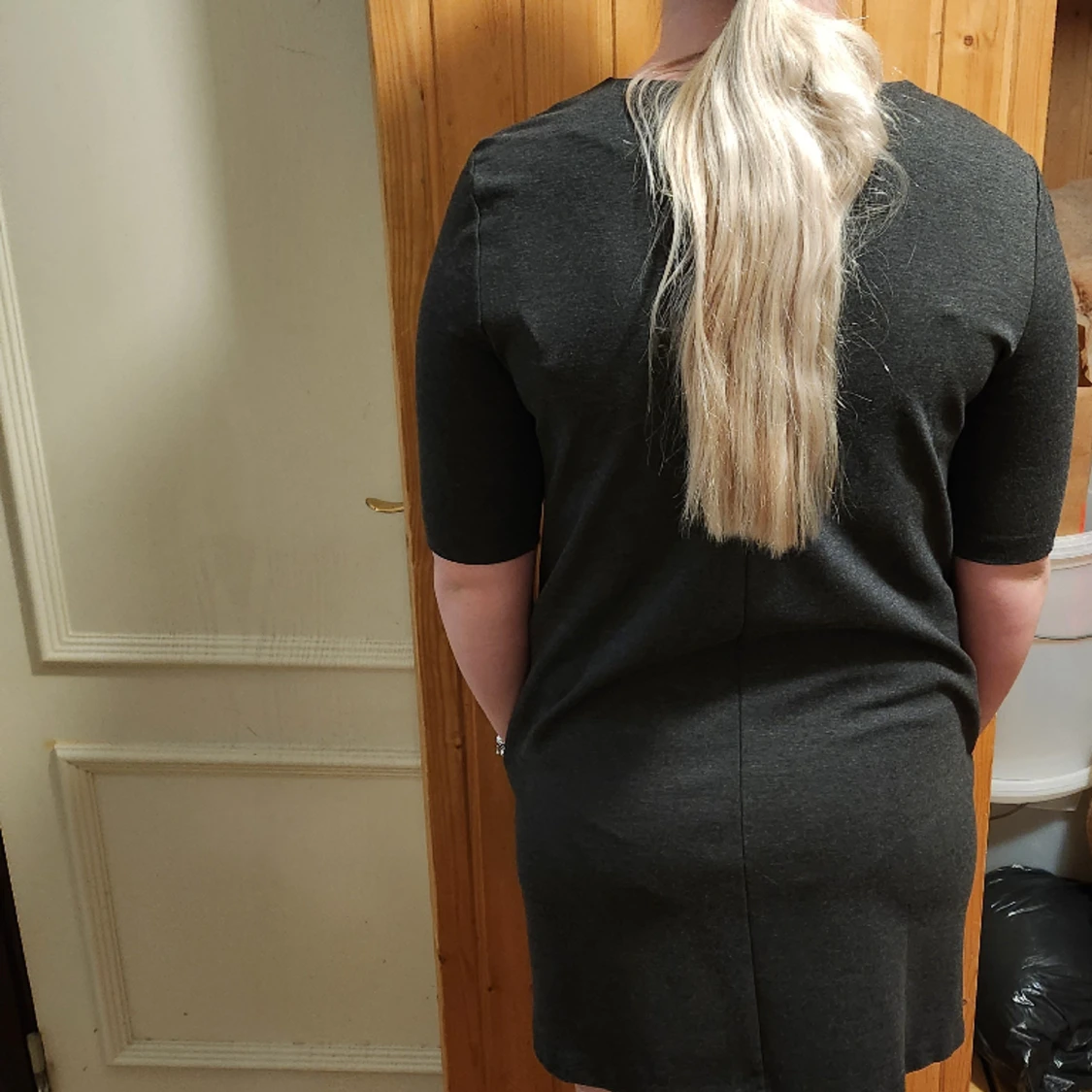 Klänning med trekvarts ärm - 90