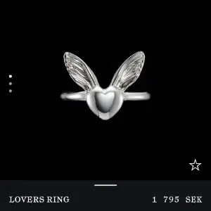 Säljer Lovers Ring från Maria Nilsdotter då den var för stor för mig och det inte går att lämna tillbaka💋