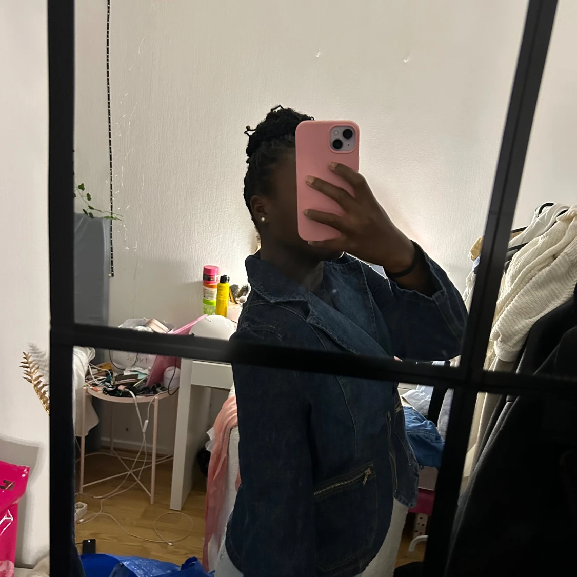 Vintage jeans jacka - 92