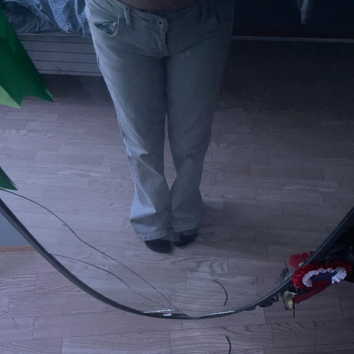 Lågmidjade snygga jeans  - 90