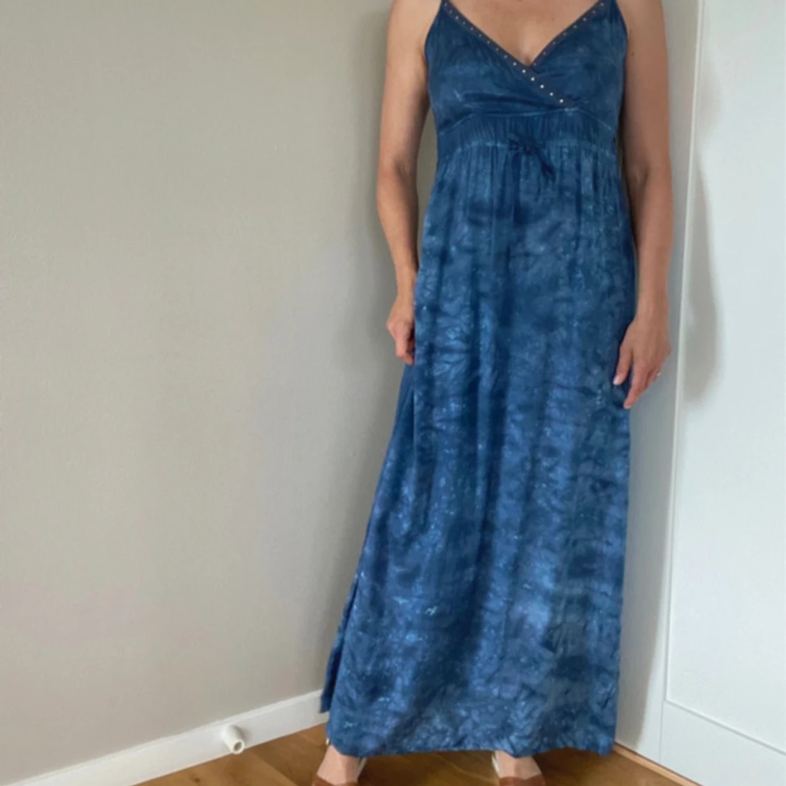 Långklänning blå S - 90